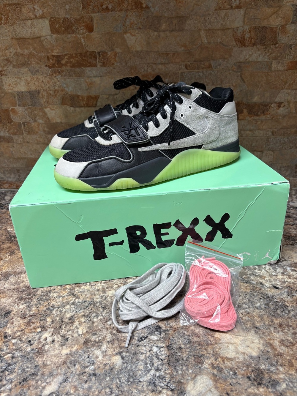 Jordan Jumpman Jack TR Travis Scott x Chase B Black Night Silver Size 10